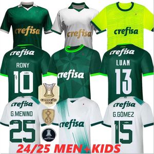 23 24 Palmeiras dudu Soccer Jerseys 2023 2024 Home Green Breno Lopes Ronyr。 Veiga G.Gomez Shird Away D.Barbosa Lucas Lima G.Menino Mina G.Veron Football Men Kids Kit