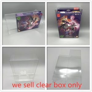 Cases PET Box Protector For Fire Emblem Warriors: Three Hopes Transparent Collect Boxes For NS Switch Game Shell Clear Display Case