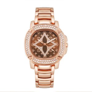 Orologi da polso firmati da donna di alta qualità diamanti vintage vita impermeabile 30 m con scatola da donna quadrante di lusso orologi al quarzo 36mm no479