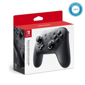 GamePads Nintendo Switch Pro Controller Jet Black/Splatoon 2 Edition Bluetooth USB -laddningskabel ingår