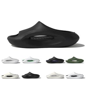 Designer Sandaler Fashion Slippers Triple Black White Green Beige Summer Women Män Slides Flat Flip Flops Beach Room Hotel Inomhus Sandal Eva Rubber Shoes Storlek 36-45