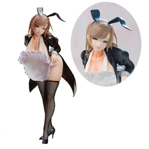 Anime manga nativa ligação menina yuuko mama coelho 1/4 macio anime pvc figura de ação brinquedo estátua adulto colecionável modelo boneca presente