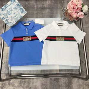 NOWY ANGIELD STYL DZIEWCZYNY SŁUDZI Classic Polos Design Botton Preppy Style T SHIRTS Girl Chłopiec Luksusowe Dzieci TEE TSHIRT KRÓTKI SKRÓTY