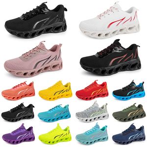 Frauen Männer Running Schuhe Mode Trainer Dreifach schwarz weiß rot gelb lila grün blau Pfirsich blaugrün hellrosa fuchsia atmungsaktiven Sport -Turnschuhe Twenty Gai