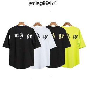 män mens designer palm bomull klassisk ängel t shirt pa t shirt palmangel tees ren palma casual sports änglar brev tryck pal par matchande korta ärmar s-5xl 467r