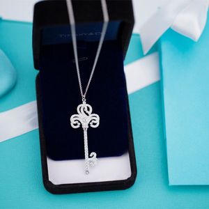 Silver Necklaces Pendant Necklace for Woaman Diamond Necklace Luxury Products Brass Necklaces Fashion Jewelry Supply