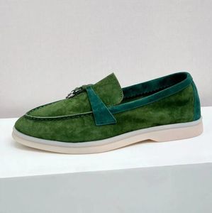 Designer-Summerwalk-Kleiderschuhe, Buchenbaum-Schnappverschluss, Kaschmir-Loafer, Designer-Quasten, Schnalle, flacher Absatz, Freizeitkomfort, Herren-Loafer 35–46, hochwertiger Damenschuh