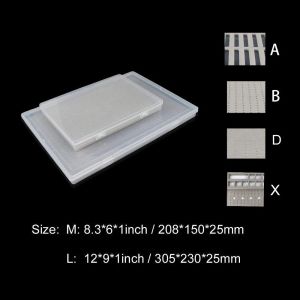 Boxes Aventik Super Large Capacity Clear Lid Slim Fly Boxes Competition Fly FISHING Boxes Two Sizes Holds up to 800 Flies L