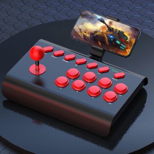 Joysticks Arcade Game Fight Stick Wired/Bluetooth Wireless/2.4g 3mode Conexão com funções de macro turbo para ps4/ps3/xbox One/switch/pc