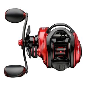 Baitcasting Bękli wędkarskie Max Drag 8kg Ultra Light Casting Reel kołowrotek rybacki do basu Pike Fishing 240220