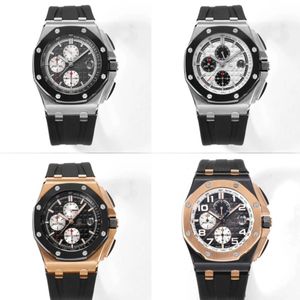 Luxury men's watch Quartz watch 44mm Ceramic dial Stainless steel case Rubber strap Luminous waterproof strap Box Watch Montre De Luxe Watch Factory lb