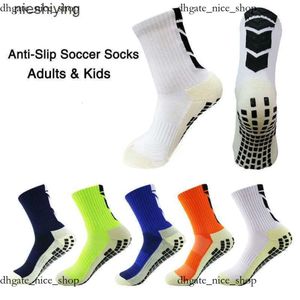 Sports Socks 2024 Sports Socks Anti-Slip Football Grip Socks Thickened Breathable Non Skid Soccer Socks Adults Kids Outdoor Cycling Sock 374