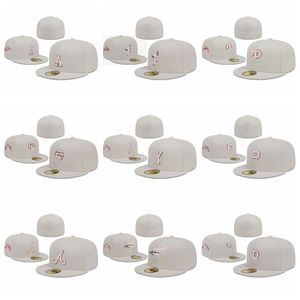 2024 chapéus ajustados snapbacks off white chapéu de chapéu branco ajustável bola de bola todos os chapéus de hip -hop de moda de equipe para homens chap de gorro fechado