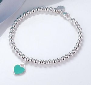 Fashion 925 Silver charm Classic lover Heart-shaped designer bracelets bangle for women Party Wedding jewelry lovers gift