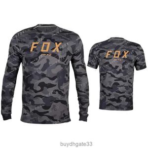 XW6S Men's T-shirts Mens Downhill Jersey Mountain Bike Bat Fox Mtb Offroad Dh Motocross Sportwear Clothing Maillot Ciclista