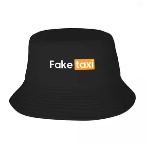 Berets Fake Taxi Bucket Hats Panama For Man Woman Bob Cool Fisherman Summer Beach Fishing Unisex Caps