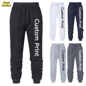 Pantaloni della tuta Pantaloni della tuta con stampa personalizzata per uomo Donna Pantaloni da jogging atletici Primavera Autunno Pantaloni foderati in pile larghi casual con tasche