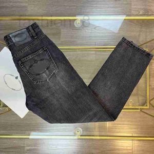 Mäns jeans designer Top Autumn/Winter Crown Letter broderi Ny produkt Tung industri tvättade jeans för mäns fritid 9 kg