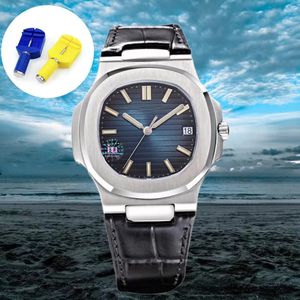 Mens Watch U1 Designer Relógios Homem 5711 Relógios Automáticos de Alta Qualidade À Prova D 'Água Safira Vidro Luminoso AAA Montre De Luxe com Ferramentas de AAA U1 Pp