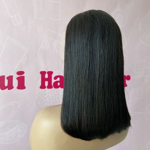 200 gramas 250% densidade dupla desenhada 100% cutícula aligend cabelo virgem indiano curto bob renda transparente peruca de cabelo humano 8-12 polegadas 13x4 peruca de fechamento para mulheres negras