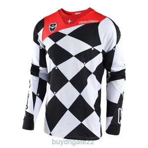 Men's T-shirts Fox Speed Landing Troylee Designs Long Sleeve Riding Clothes Top Mens T-shirt Outdoor Cross-country Motorcycle AFBK