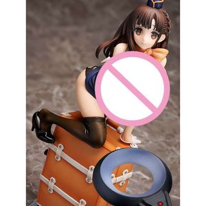Anime mangá sexual aeromoça nativo progresso foguete 1/6 busujima takamaki anime japonês pvc figura de ação brinquedo jogo colecionável modelo boneca
