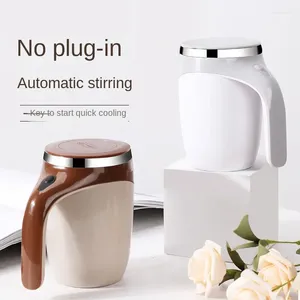 Mugs Mixing Cup Full Automatic Portable Lazy Man Magnetic Rotation Electric Stainless Steel Mugg