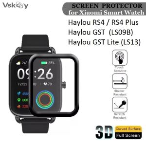 Watches 100st 3D Soft Screen Protector för Xiaomi Haylou RS4 Plus LS02 GST LS09B GST Lite LS13 Smart Watch Full Cover Protective Film