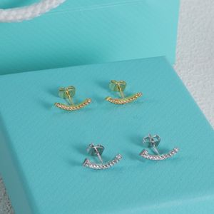 Top Luxus Ohrringe Designer Brief Diamant Ohrringe Gold Charm Ohrringe für Frau Ohrringe Charm Designer Ohrring Schmuck Versorgung