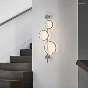 Wall Lamps LEDModern Minimalist And Luxurious Staircase Lamp FashionLiving Room TV Bedroom Bedside Long Strip