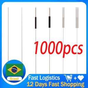 Needles Traditional Tattoo Needles 1/3 /5RL 0.35mm*5cm Needle and Caps Disposable Sterilized For dermografo universal Eyebrow Machine