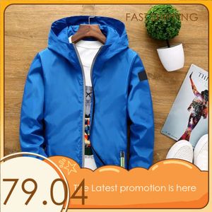 Stones Island High Quality Jacket Coat Men's Sports Korean Casual Trend Men's Sports Outdoor Storm J Printed Word Coat Spider Hoodie 255