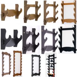 Konstpistolgevär Katana Samurai Sword Wall Mount Stand Hold Hanger Bracket Display 1 2 3 4 6 8 Layer