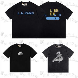 Homens camisetas Galeria Camisa Luxo Moda Mens e Marca Manga Curta Hip Hop Streetwear Top Roupas Designer Casual Minimalista Mangas Curtas ZQ2U