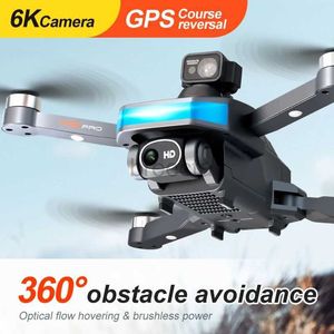 Drony M8 Pro Quadcopter Camera FPV Drone GPS HD 6K zdalny helikopter Dron Profesional Children RC LDD240313