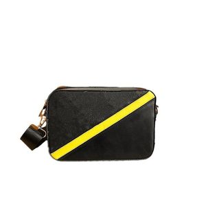 Bolsa de ombro com bloqueio de cores da moda feminina, grande capacidade e versatilidade, bolsa de mão com letras, bolsa quadrada crossbody