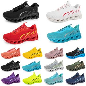 Männer Frauen Laufschuhe Mode Trainer dreifach schwarz weiß rot gelb lila grün blau Pfirsich blaugrün rosa fuchsia atmungsaktiven Sport -Turnschuhen vier