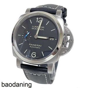 Panerais 시계 Luminor 기계식 고급 시계 손목 시계 Pam 1950 자동 3 일 42mm Mens WatchMechanical Designer Automatic Stainless Steel