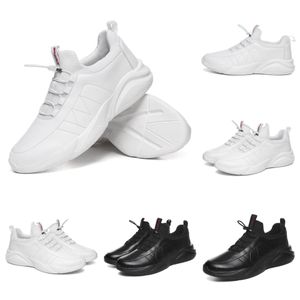High Quality Running Shoes for Men Women Triple Black White Leather Platform Sports Sneakers Mens Trainers Homemade Brand