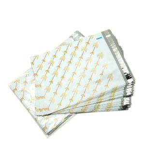 wholesale Golden Arrow Pattern Poly Mailers Self Seal Plastic Mailing Envelope Bag Valentines Day Present Gift Pouch For Girlfriend ZZ