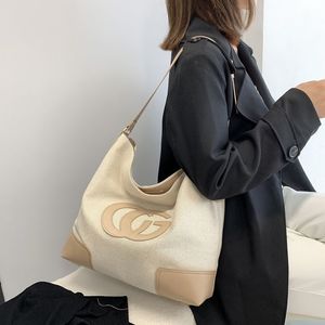 Designer new canvas single shoulder Versatile Single Shoulder Messenger Tote Large Bag Mommy bag large capacity Handbags Outlet272J