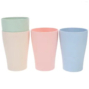 Tumblers 4 datorer Drinking Glasses Cup Unbreakable Drinks Cups Picnic for Party Camping Outdoor Water Lovers