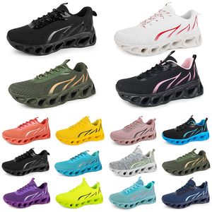 Running Men Fashion Women Shoes Trainer Triple Black White Red Yellow Green Blue Peach Teal Purple Pink Fuchsia Breathable Sports Sneakers Sixty Eight GAI 28450