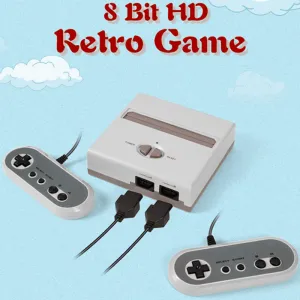 Console 8bit HM12 Entertainment System, retro TV/ Konsola gier wideo, RCA+HD, 72p, wsparcie N8 Everdrive, graj w gry NTSC Pal NES