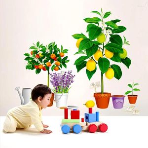 Wall Stickers Tree Flowers 3D Kids Teenager Bedroom Living Room Decal For Furniture Decor Self Adhesive Wallpaper Art