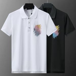 Camiseta masculina designer de moda camisa polo de algodão lapela camisas de manga curta homens de negócios camisetas grandes tamanho M--3XL