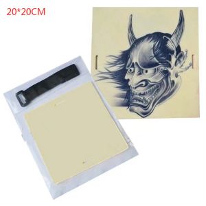 accesories 2PCS Blank Tattoo Practice Skin Sheet Pad Apprentice with Strap 20x20cm Supply STPSS20