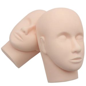 Accesories Manken Head Face Cilt Aksesuarları 3D Silikon Uygulama Baş Model Kaş Mikroblading PMU Kalıcı Makyaj Dövme Aracı