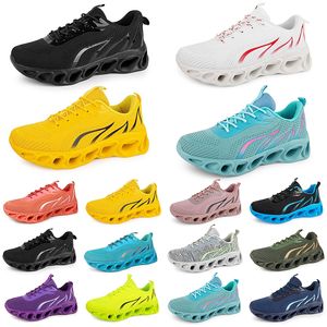 GAI Men Women Running Shoes Fashion Trainer Triple Black White Red Yellow Green Blue Peach Teal Purple Pink Fuchsia Breathable Sports Sneakers Sixty Two GAI