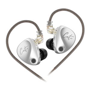 Наушники KZ Castor In Ear Hi-Fi наушники 2 динамические высококачественные настраиваемые сбалансированные арматурные спортивные игровые гарнитуры с шумоподавлением